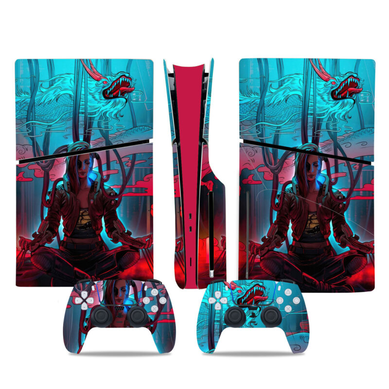 Cyberpunk 2077: Phantom Liberty Skin Sticker For PS5 Slim