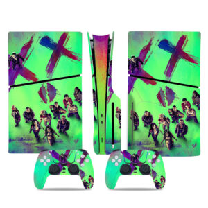 Suicide Squad PS5 Slim Skin Sticker Cover