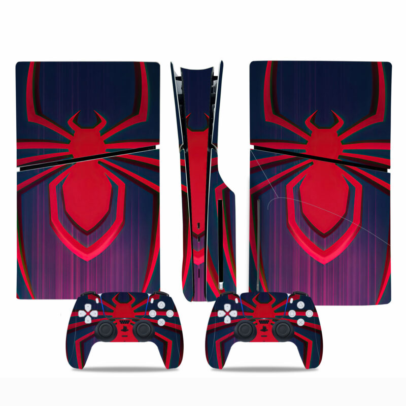 Spider-Man Symbol PS5 Slim Skin Sticker Cover Design 1