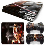 Lebron James Art PS4 Slim Skin Sticker Decal