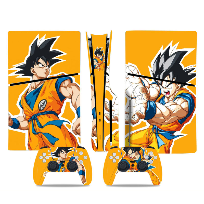 Dragon Ball Goku PS5 Slim Skin Sticker Cover Design 1