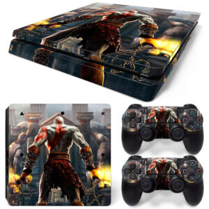 God Of War Kratos Back PS4 Slim Skin Sticker Decal