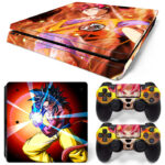 Drago Ball Goku Kamehameha PS4 Slim Skin Sticker Cover