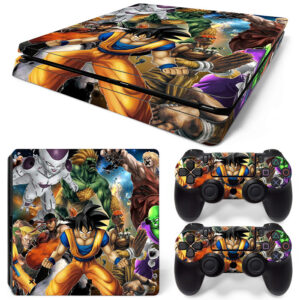 Dragon Ball Z Group Art PS4 Slim Skin Sticker Cover