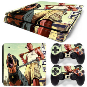 Grand Theft Auto V Art PS4 Slim Skin Sticker Cover