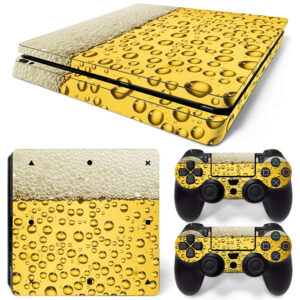 Beer Bubbles Art PS4 Slim Skin Sticker Cover