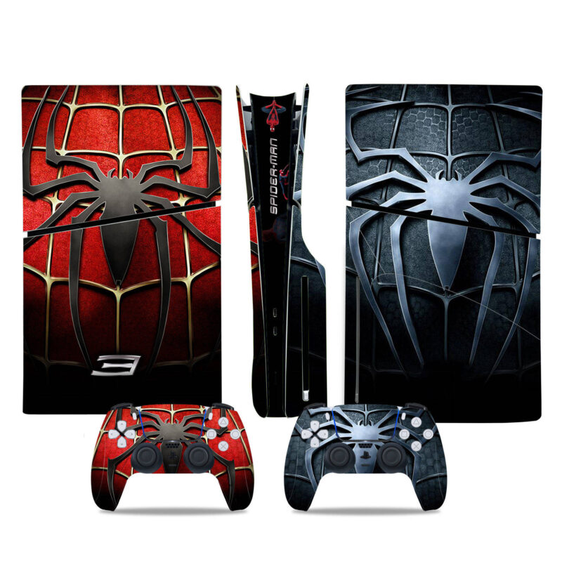 Spider-Man 3 Symbol PS5 Slim Skin Sticker Cover