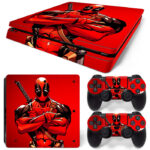 Deadpool PS4 Slim Skin Sticker Decal