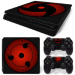 Mangekyou Sharingan Symbols PS4 Slim Skin Sticker Decal