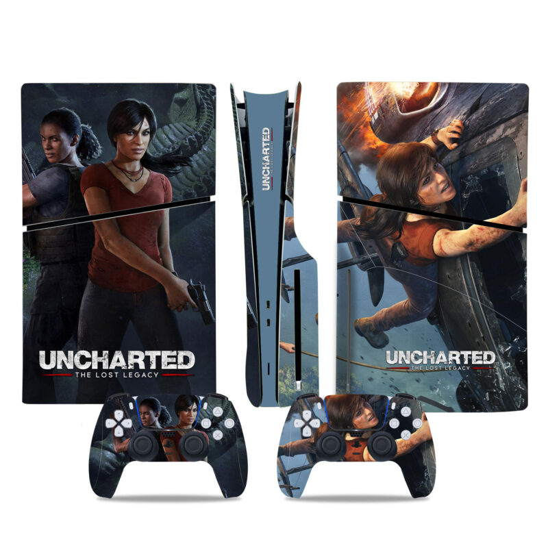 Uncharted: The Lost Legacy PS5 Slim Skin Sticker Cover