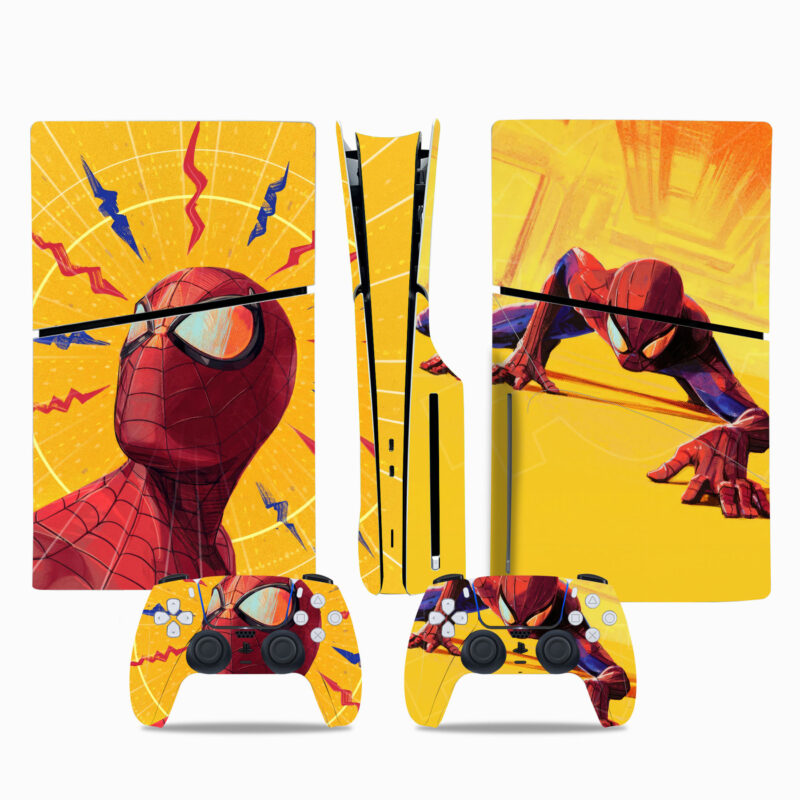 Spider-Man PS5 Slim Skin Sticker Cover Design 1