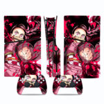 Demon Slayer: Kimetsu No Yaiba PS5 Slim Skin Sticker Decal Design 1