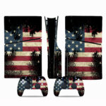 Flag Of United States Of America PS5 Slim Skin Sticker Cover