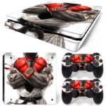 Street Fighter V Ryu Art PS4 Slim Skin Sticker Decal