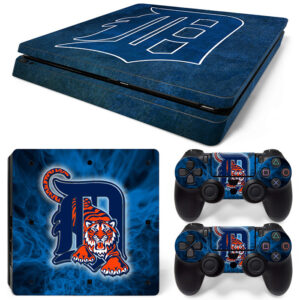 Detroit Tigers Symbol PS4 Slim Skin Sticker Cover