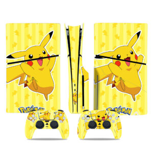 Pokémon Pikachu PS5 Slim Skin Sticker Decal Design 1