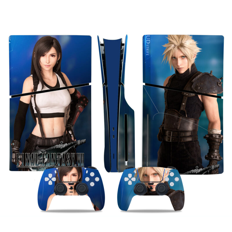 Final Fantasy VII PS5 Slim Skin Sticker Cover Design 1