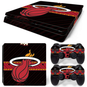 Miami Heat PS4 Slim Skin Sticker Cover