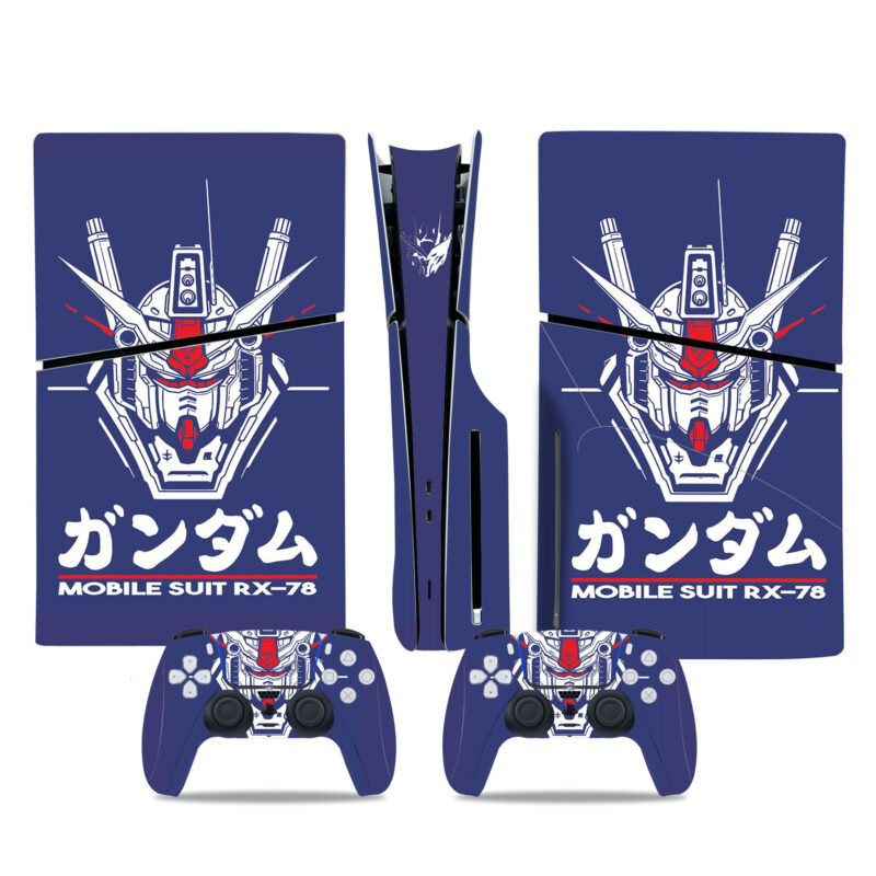 Mobile Suit RX 78 Skin Sticker For PS5 Slim