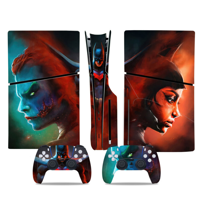 Avatar And The Batman Art Skin Sticker For PS5 Slim