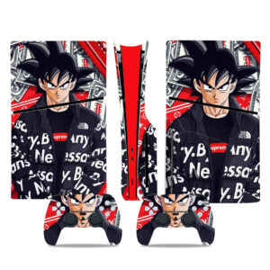 Supreme Goku Black PS5 Slim Skin Sticker Cover