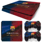 FC Barcelona Més que un club And Symbol PS4 Slim Skin Sticker Cover