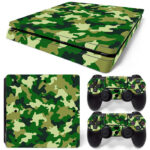 Camouflage PS4 Slim Skin Sticker Decal