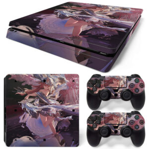 Anime Girl PS4 Slim Skin Sticker Decal