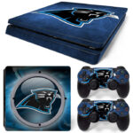 Carolina Panthers Symbol Art PS4 Slim Skin Sticker Decal