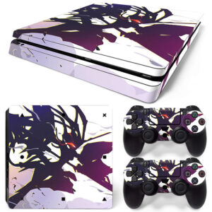 Black Anime Strelizia PS4 Slim Skin Sticker Decal