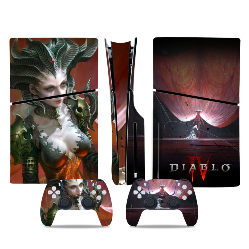 Diablo IV PS5 Slim Skin Sticker Decal Design 1