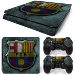 FC Barcelona Symbol PS4 Slim Skin Sticker Cover Design 1