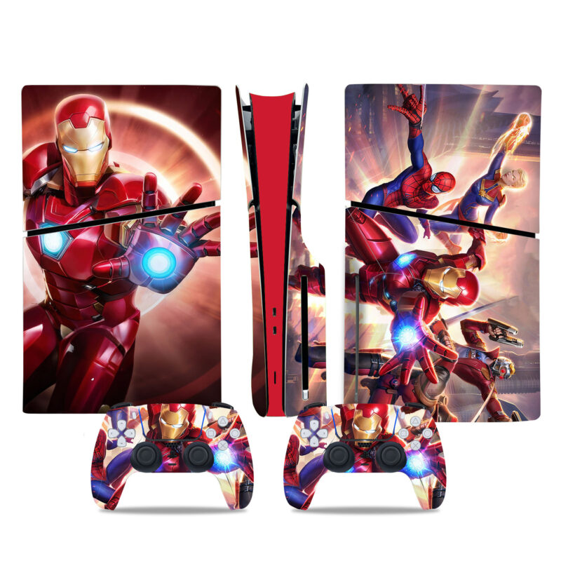 Ironman Skin Sticker For PS5 Slim