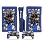 Earth Federation Space Force Gundam Skin Sticker For PS5 Slim