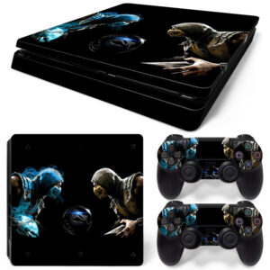 Mortal Kombat Sub Zero VS Scorpion PS4 Slim Skin Sticker Decal