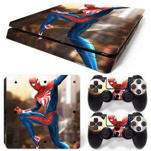 Marvel Spider Man Art PS4 Slim Skin Sticker Decal