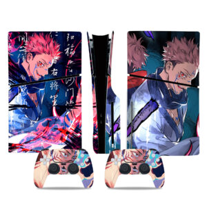 Ryomen Sukuna Artwork PS5 Slim Skin Sticker Cover