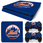 New York Mets PS4 Slim Skin Sticker Decal