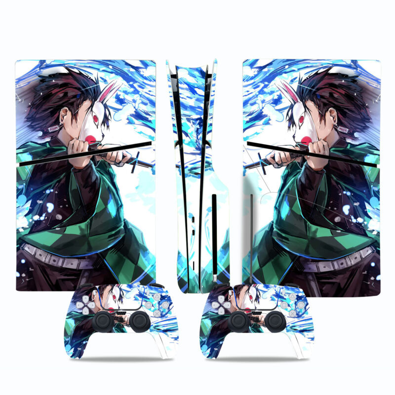 Tanjiro Kamado Skin Sticker For PS5 Slim