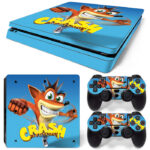 Crash Bandicoot PS4 Slim Skin Sticker Cover Design 1