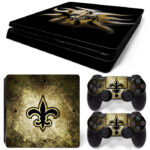 New Orleans Saints Symbol Art PS4 Slim Skin Sticker Decal