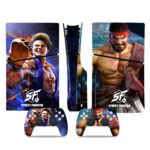 Street Fighter PS5 Slim Skin Sticker Cover