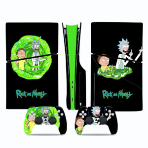 Rick And Morty Skin Sticker For PS5 Slim Design 4