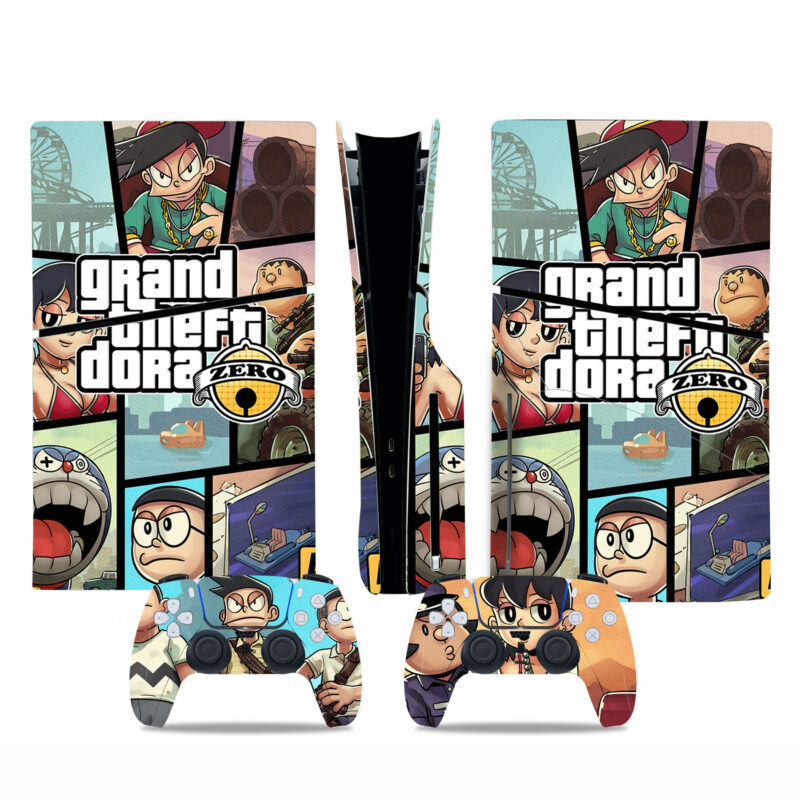 Grand Theft Dora Zero PS5 Slim Skin Sticker Cover