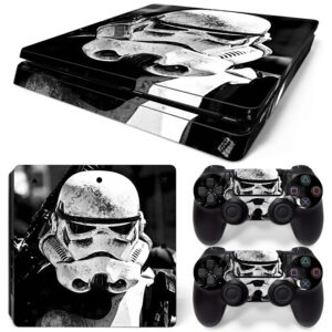 Star Wars Stormtrooper Black And White Art PS4 Slim Skin Sticker Decal