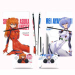 Asuka Langley Soryu And Rei Ayanami PS5 Slim Skin Sticker Cover