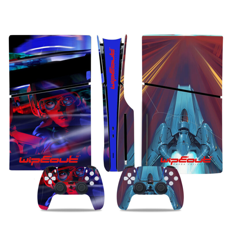 Wipeout Omega Collection PS5 Slim Skin Sticker Cover