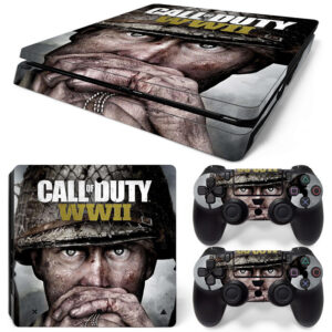 Call Of Duty: WWII PS4 Slim Skin Sticker Cover Design 1