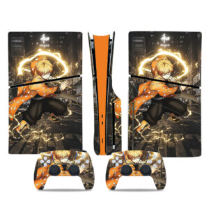 Zenitsu Agatsuma PS5 Slim Skin Sticker Cover