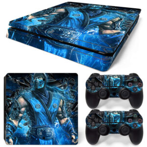 Sub-Zero Mortal Kombat Art PS4 Slim Skin Sticker Cover